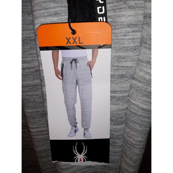 Spyder Active Men's Performance Tapered Leg Jogger Pants, Burnt Charcoal, 2XL - Picture 2 of 13